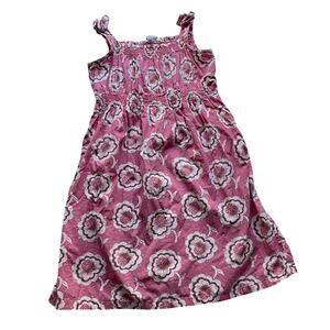 y2k vintage 2000s pink kids girls summer dress cotton | size 5